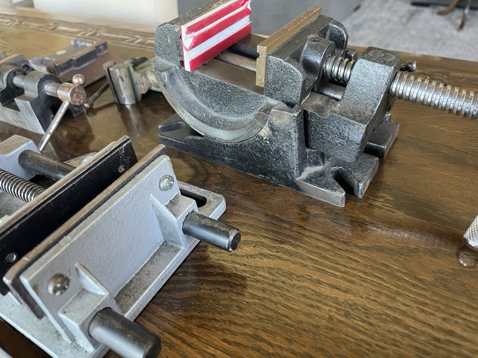 Machinist Vise Lot Tools Bits Yankee 992 USA Lathe