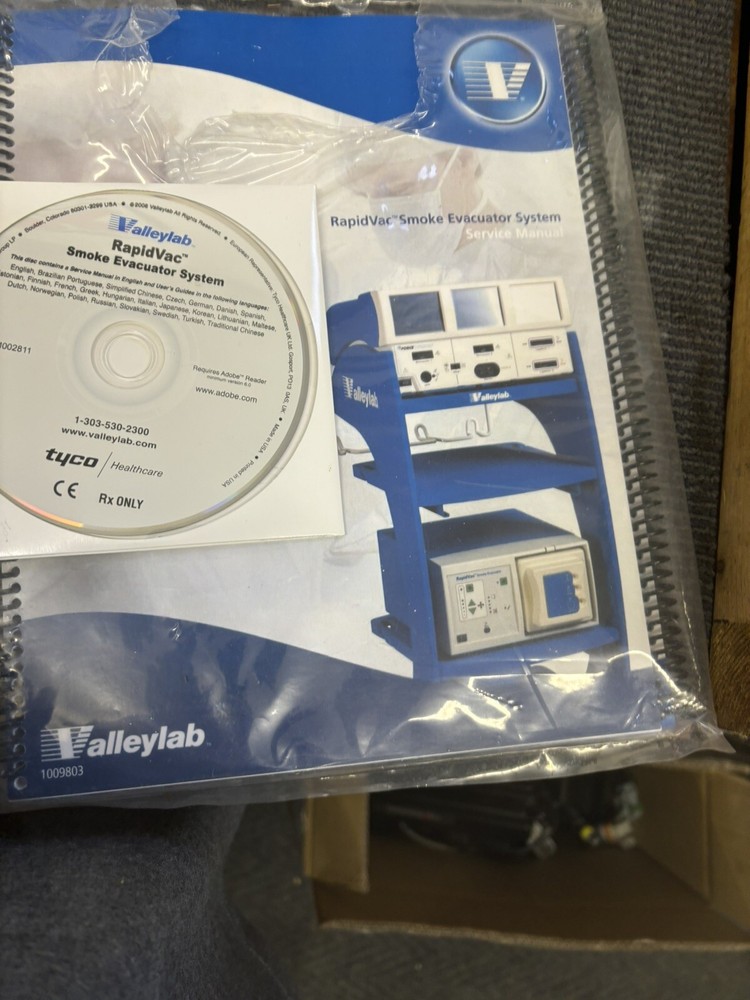 ValleyLab Smoke Evacuator System Manual With CD