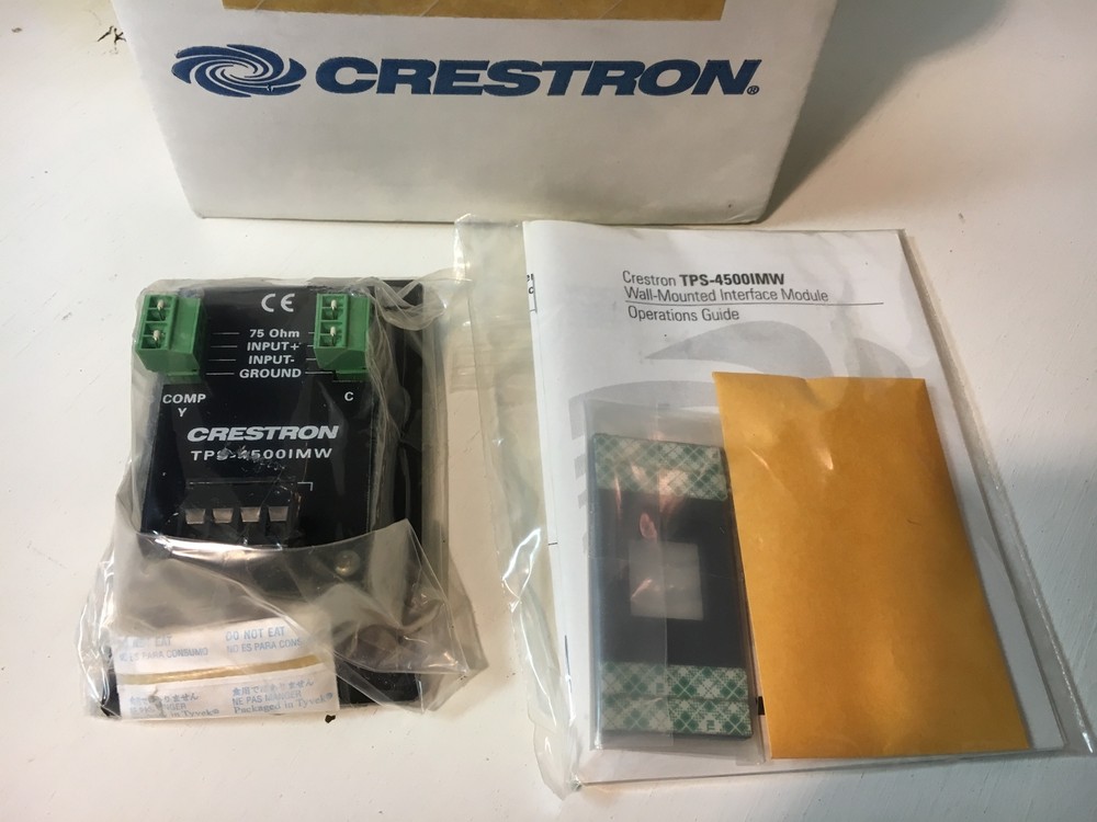 Crestron TPS-4500IMW Isys Interface Module Wall Plate Without Audio