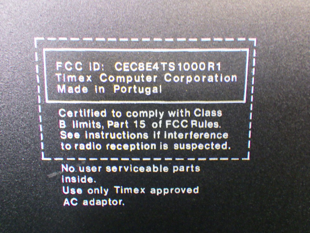 Vintage Timex Sinclair TS-1000 personal computer Untested w/box+accessories