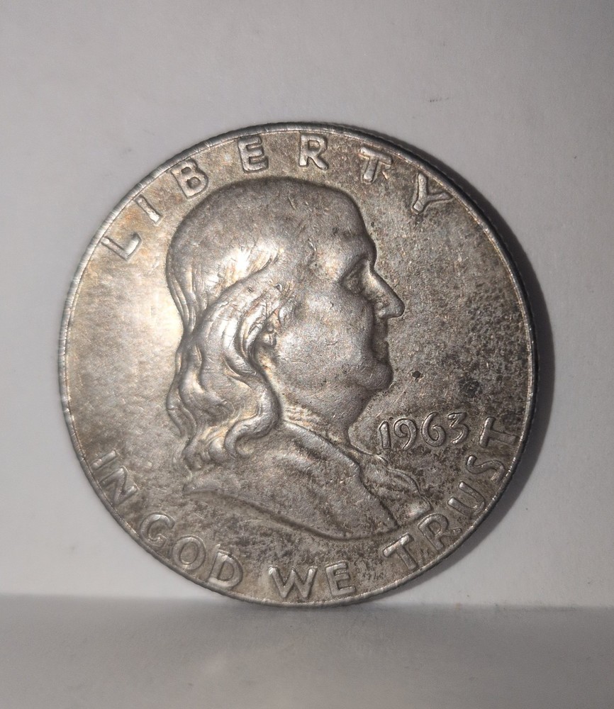 1963 Silver Franklin Half Dollar #114