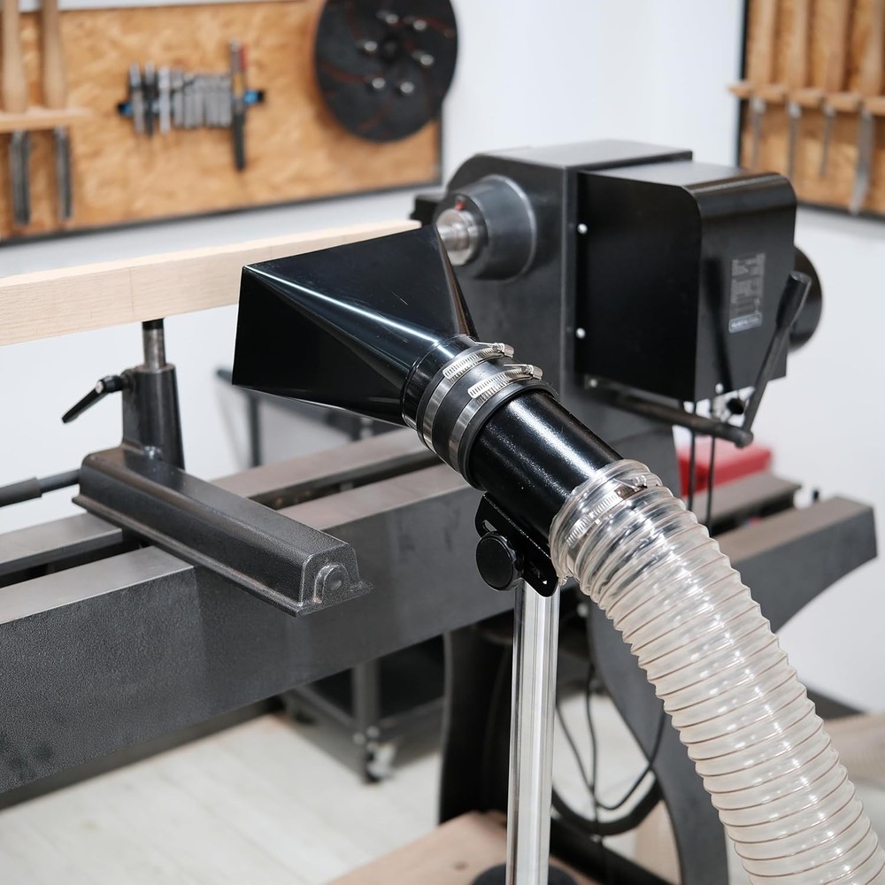 Deluxe Variable Height Dust Extraction Hood with Flexible Rubber Cuff Bs100b