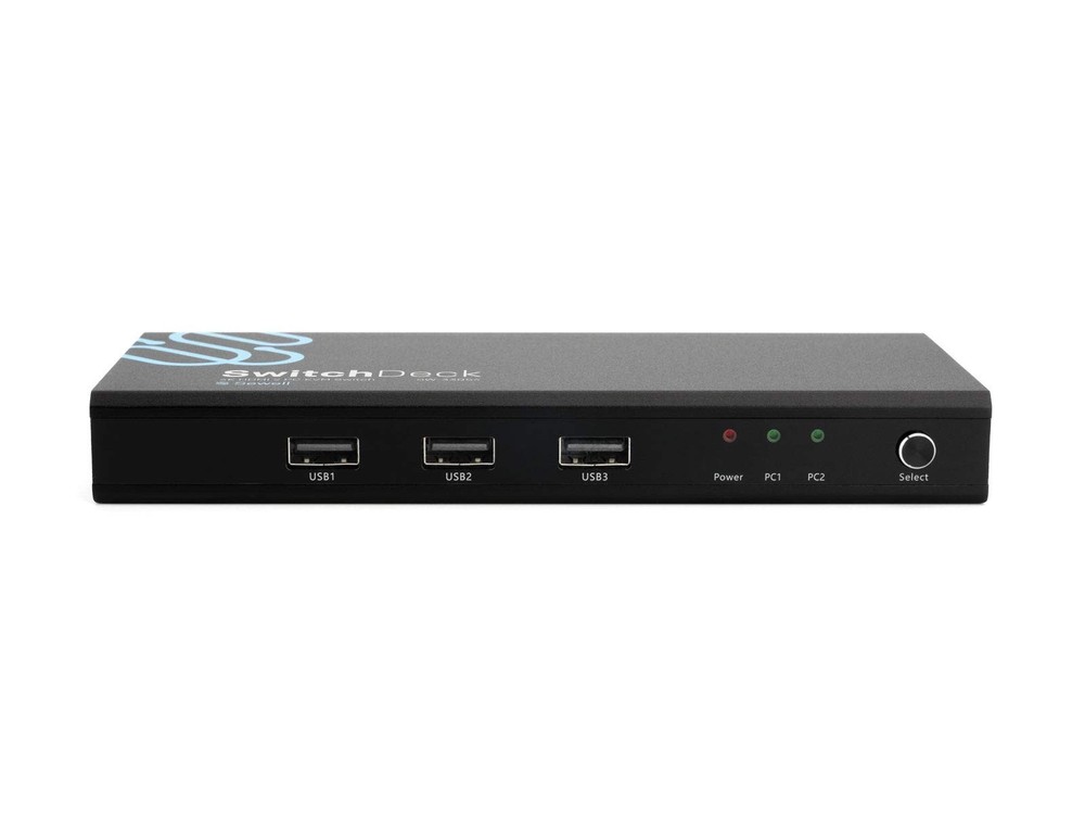 SwitchDeck 4K HDMI KVM Switch by , Switch Easily Between PCs/Macs/Gaming Cons...