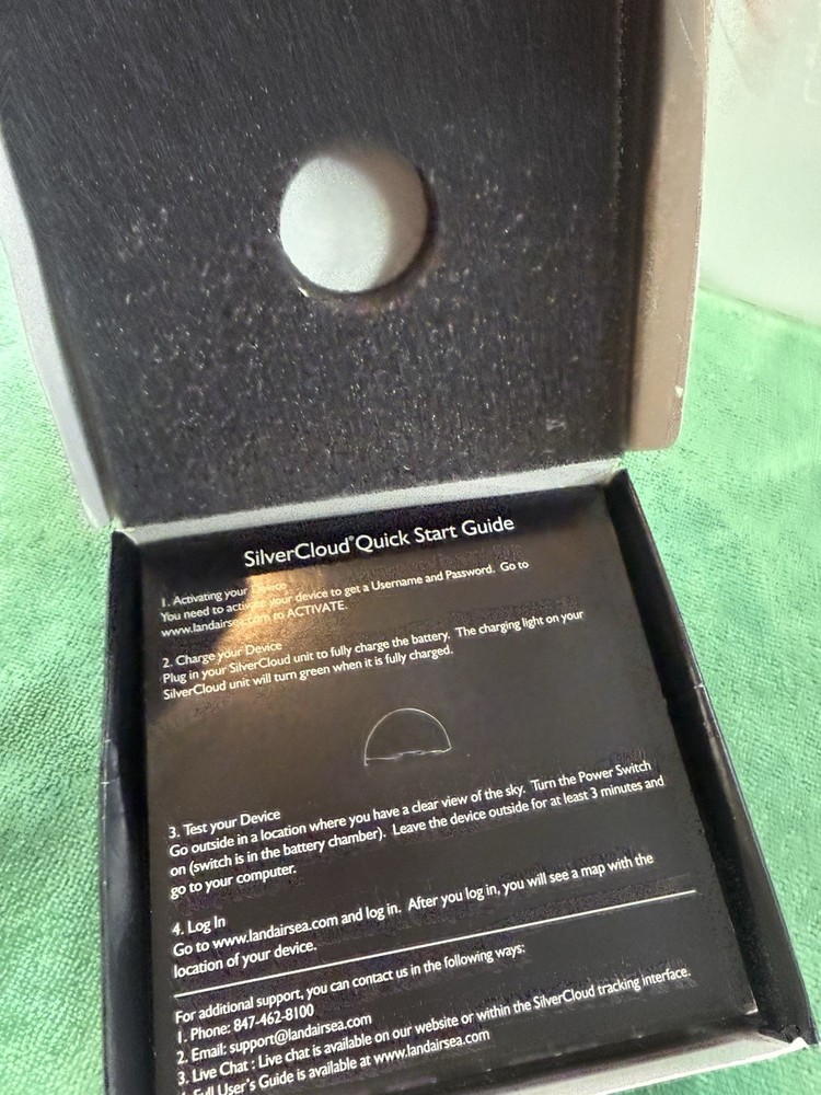 LandAirSea Silver Cloud Mobility Captured Real-Time GPS Tracking System