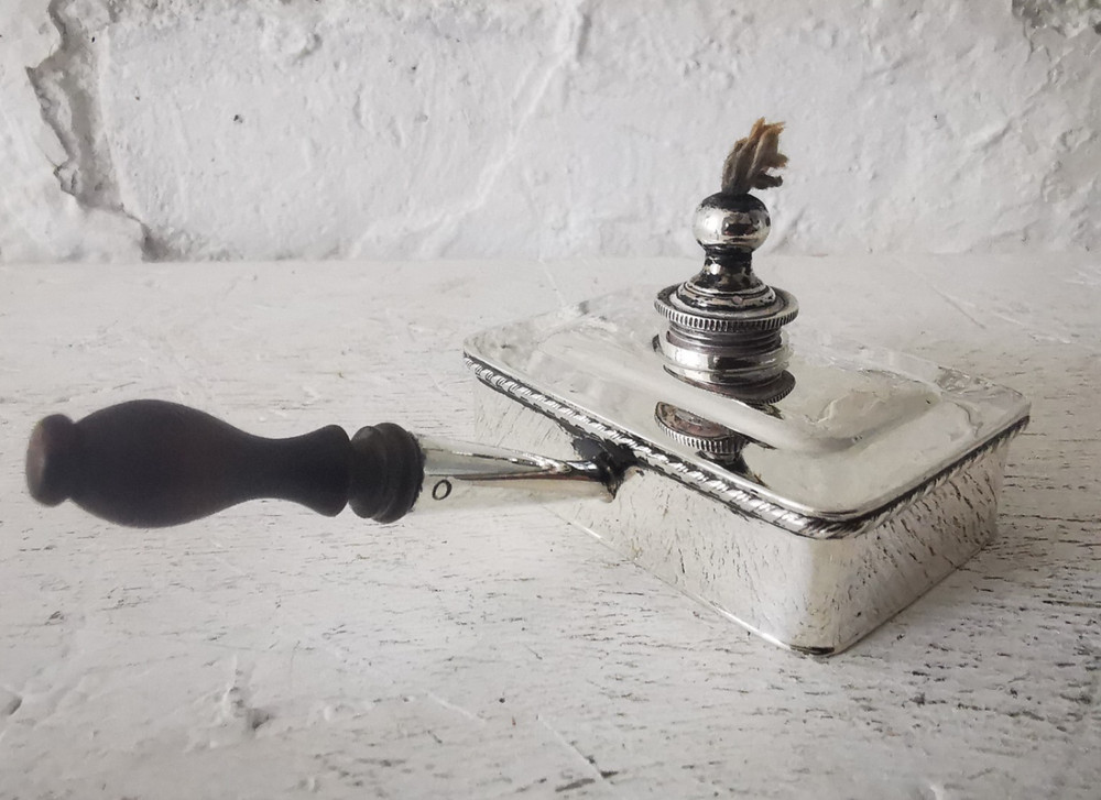 Asprey Fine Solid Silver Table Lighter - London 1938