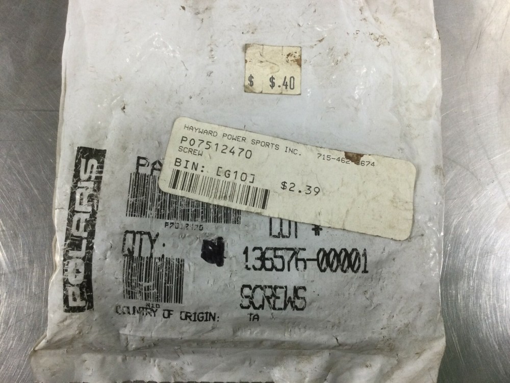 POLARIS SNOWMOBILE SHIFT LINKAGE SCREW 7512470 t109