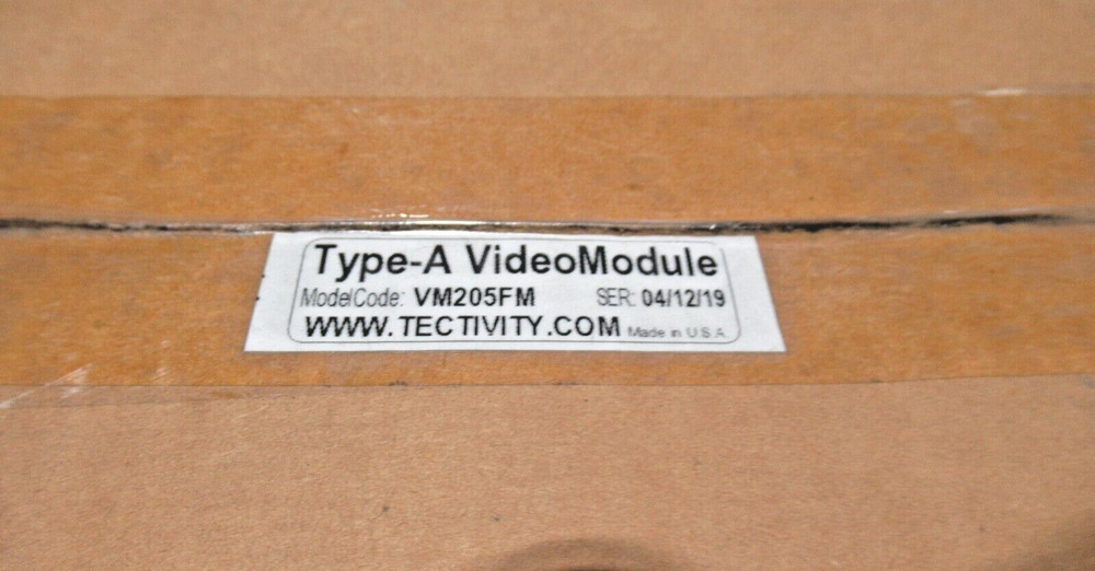 Tectivity VM205FM Type-A Video Module *NEW*
