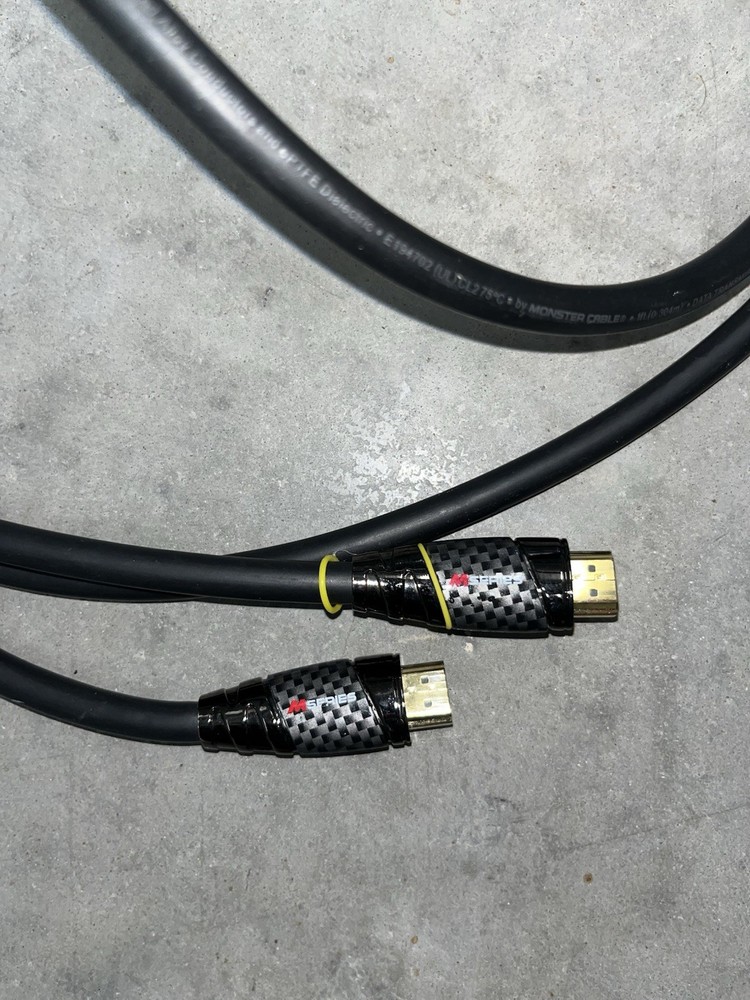 Monster Cable Advanced High Speed HDMI Cable 6Ft E194702 CL2 28AWG
