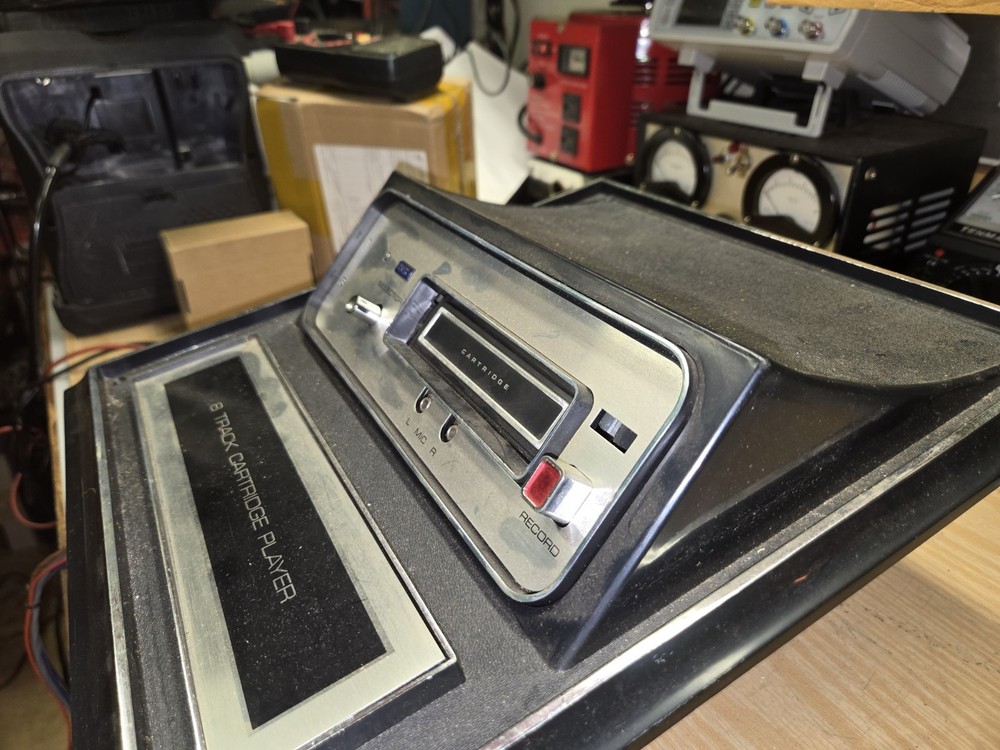 Morse Recording 8-TRACK Stereo Top Mount From Console. Project.