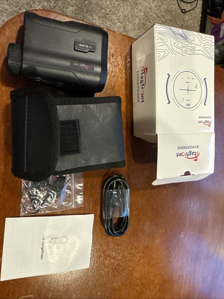 Flagfront Golf Rangefinder with Slope (Black)