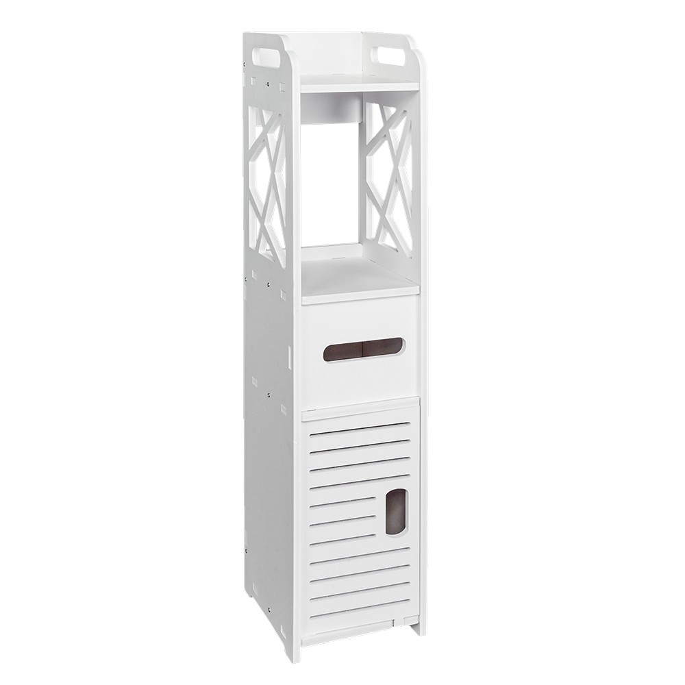 Bathroom Storage Shelf Drawer Multi Compartment Organizer Wate