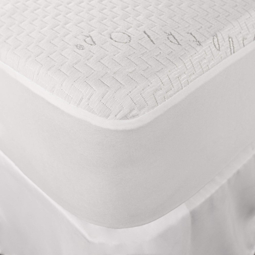 Waterproof Mattress Protector, White, Twin