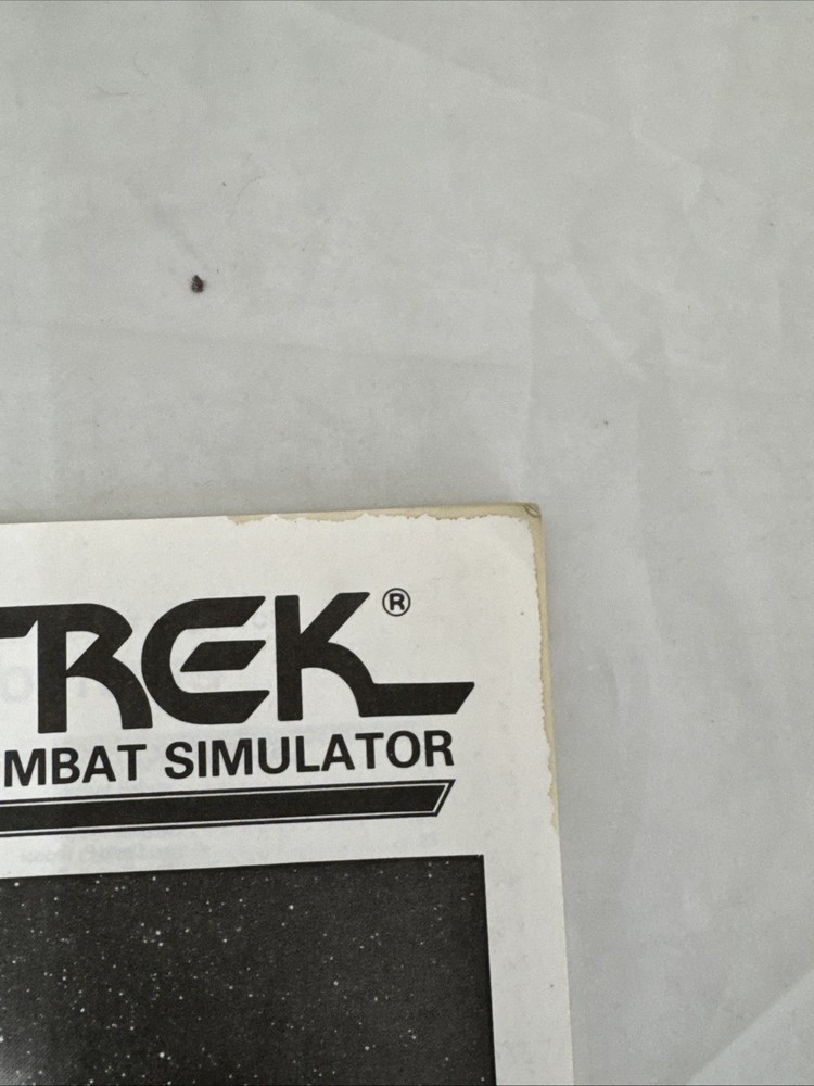 FASA Star Trek Starship Tactical Combat Simulator Rulebook