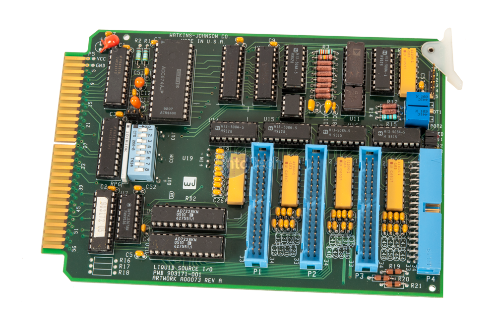 Watkins Johnson 903171-001 PCB Liquid Source I/O