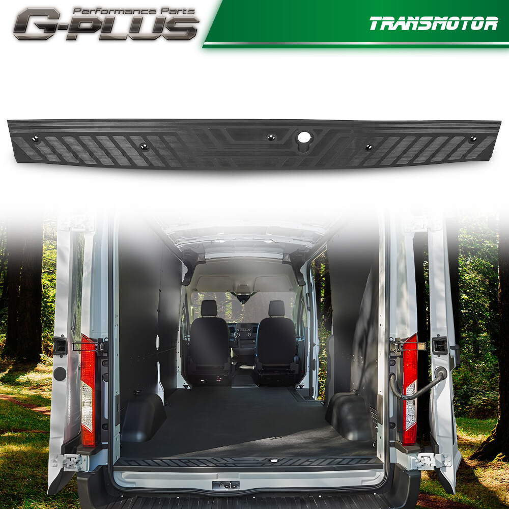 Rear Sill Plate Bumper Step Pad Fits Ford Transit 150 250 350HD/E-Transit 15-23