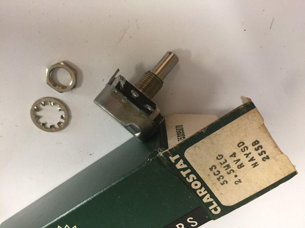 53C3 2.5 MEG OHM  CLAROSTAT POTENTIOMETER NOS