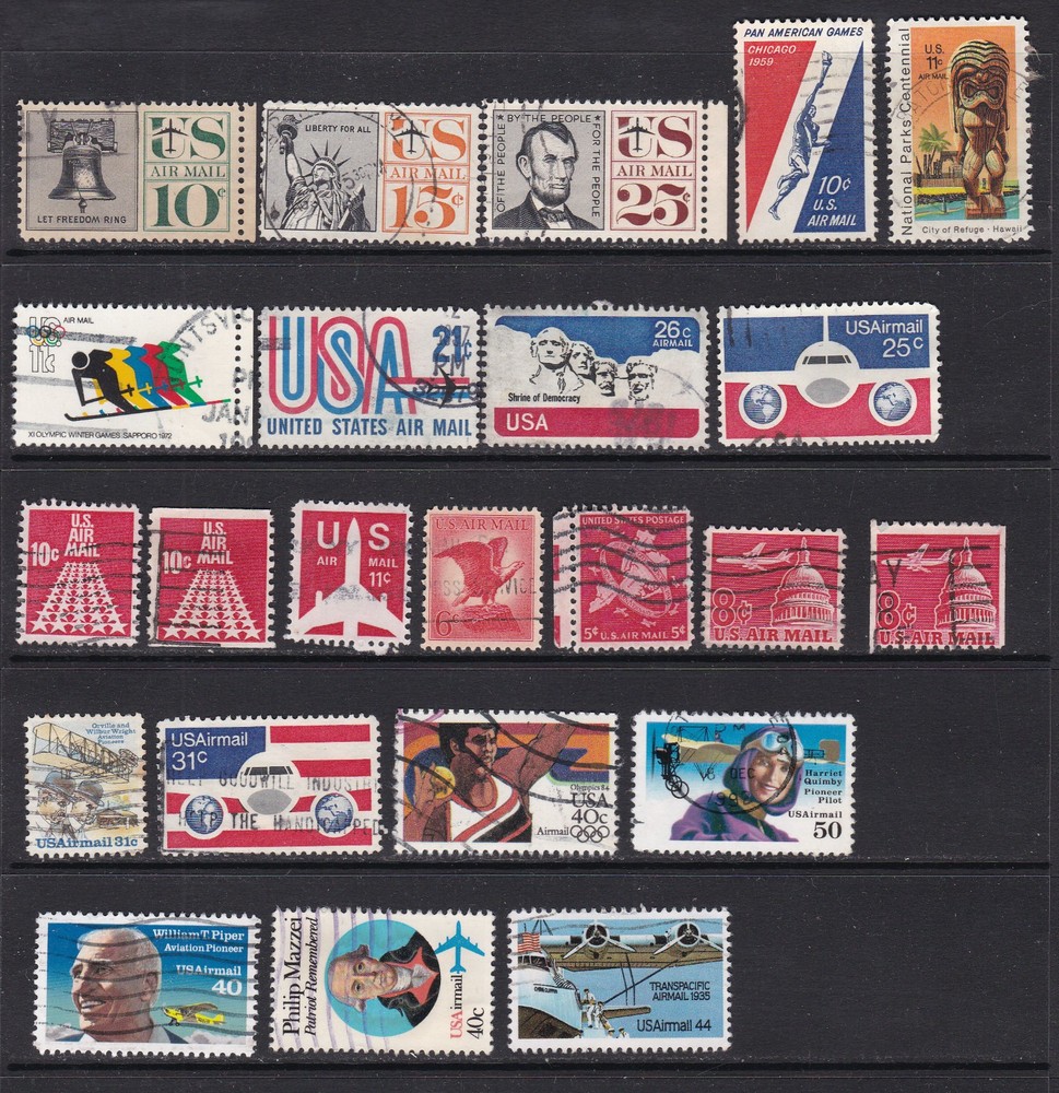 45 USA Air Mails - Nice