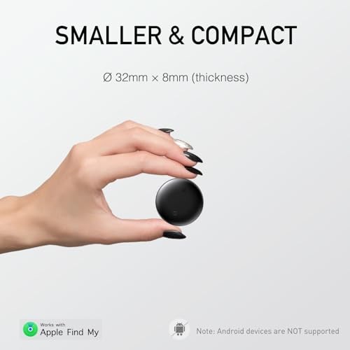 Air Tracker Tags-| Smart Tracker Work with Apple Find My App(iOS Only), 2 Pack
