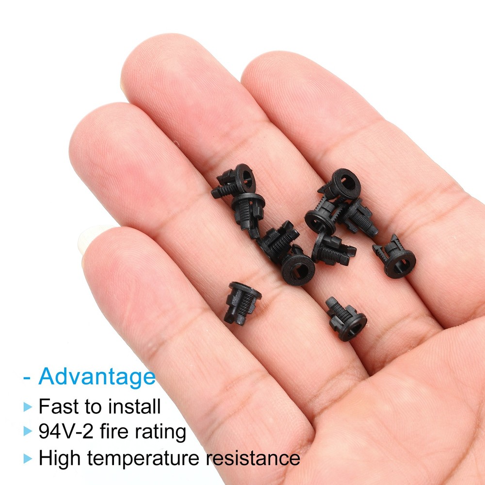 50pcs 3mm Light Emitting Diode Holder Clip Bulb Socket Panel LED Holders