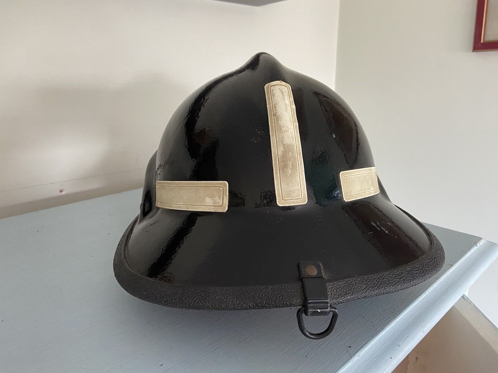 Black Firefighter Helmet