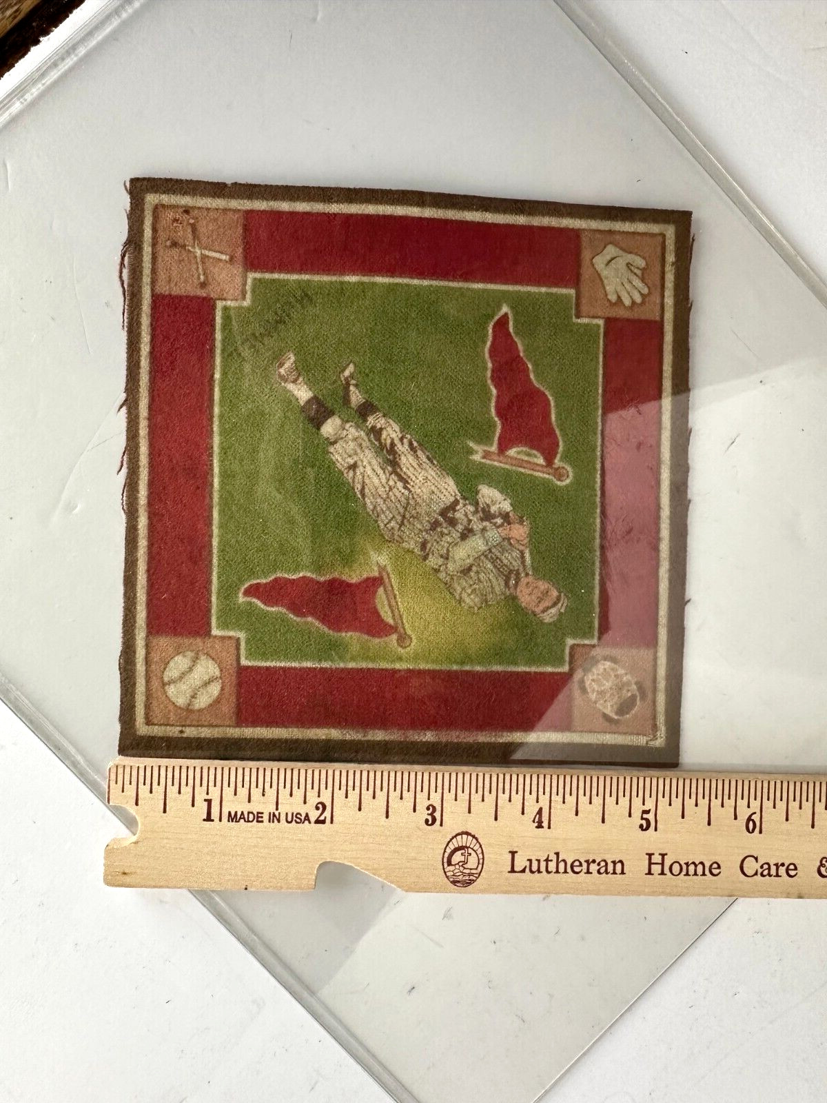 1914 B18 Baseball Tobacco Souvenir Blanket Pennant John Hummel Brooklyn Dodgers