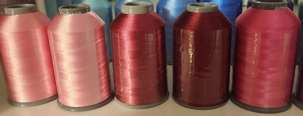 38 Spools Airplane Rayon Sewing&Embroidery Machine Thread 5000M Each