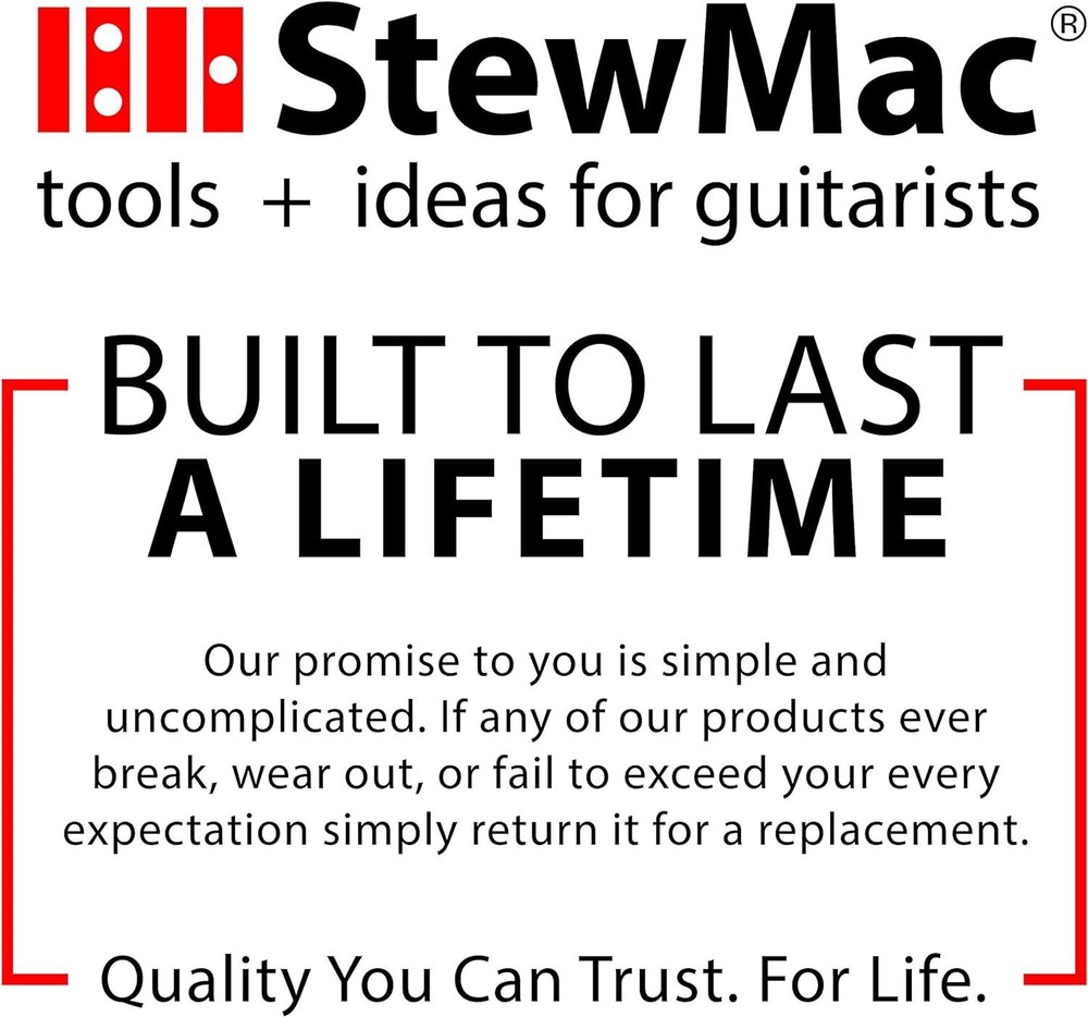 StewMac Guitar Battery Box Routing Template, for Single Battery Box