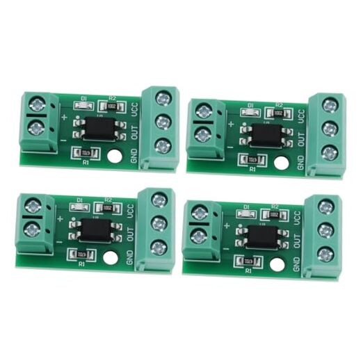 4X 1-Channel PC817 Optocoupler Isolation Module () Suitable for 12V