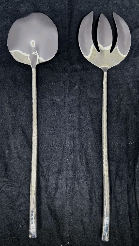 Michael Aram Serving Set Salad Fork And Spoon 13" Long