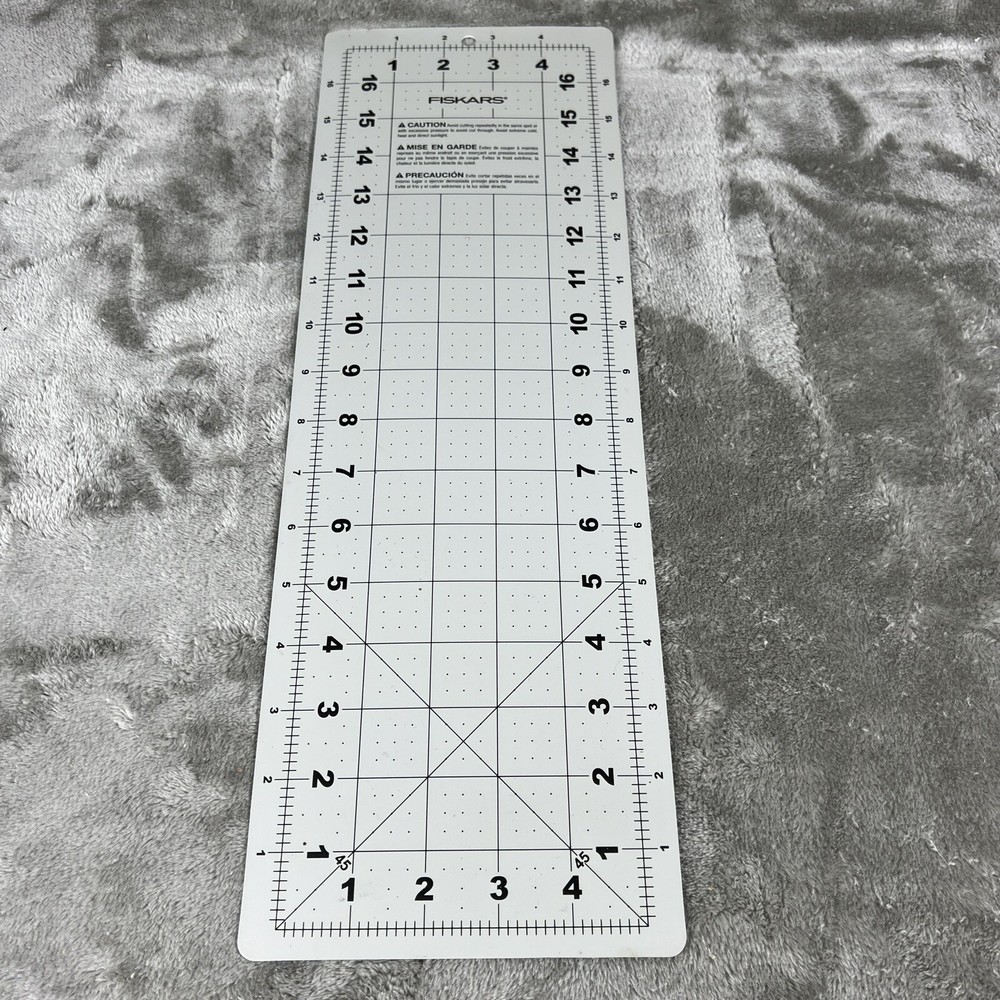 FISKARS 16x4 Cutting Mat Ruler