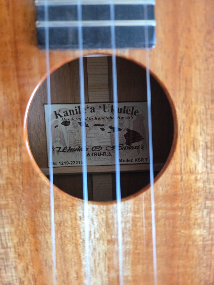 Kanile'a KSR T Tenor Ukulele Solid Koa Gloss with Case