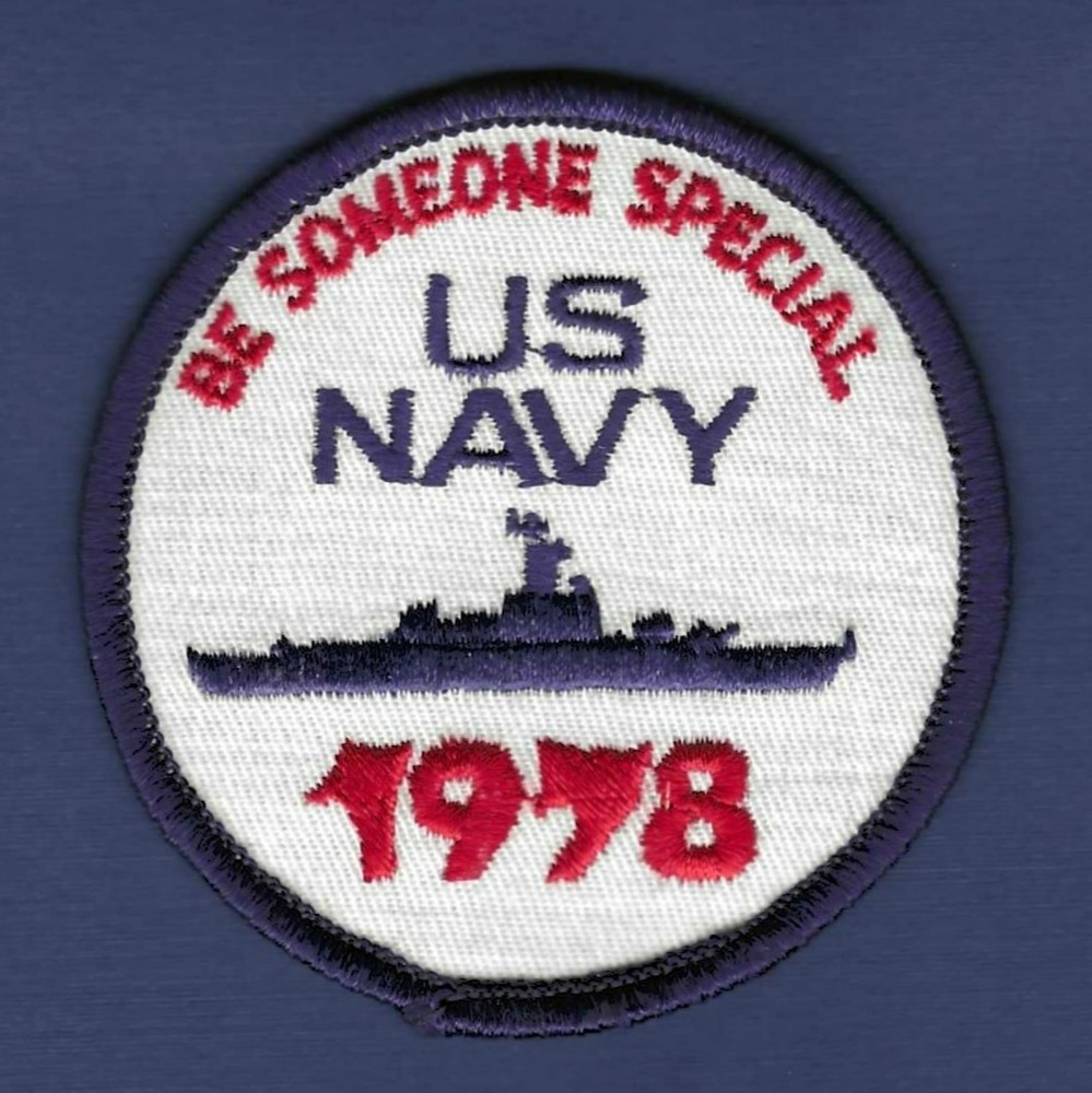 US Navy "BE SOMEONE SPECIAL" 1978 Recruiting Patch