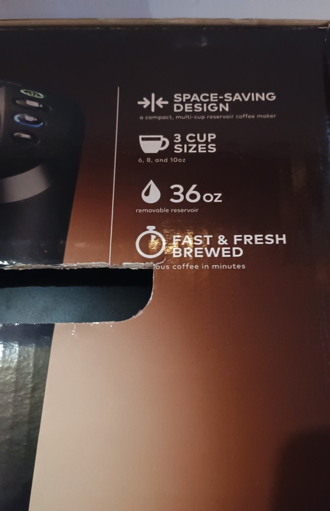 Keurig K-Compact Single Serve Coffee Maker With Rolling Storage Drawer