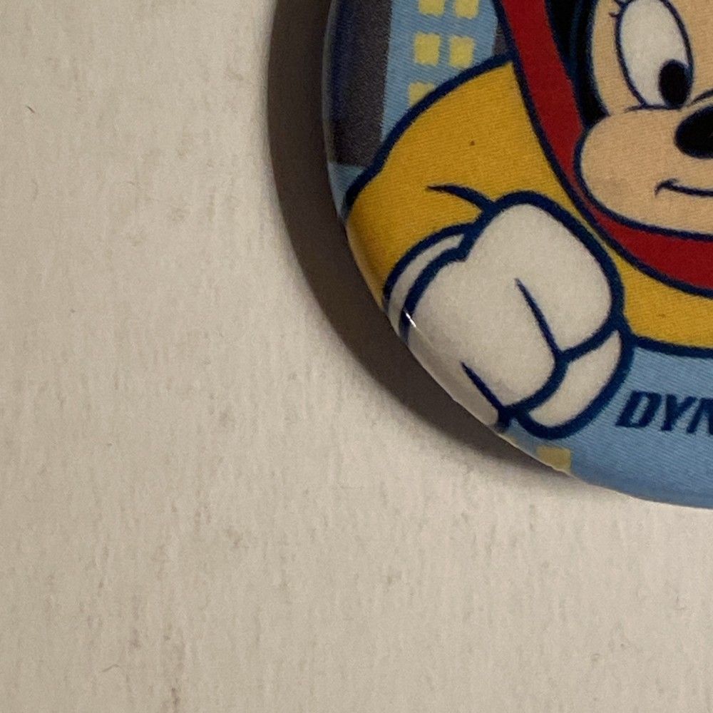 Mighty Mouse Button Pinback Dynamite Comics Superhero FREE SHIPPING