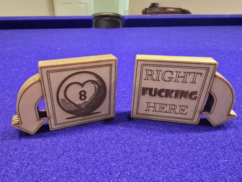 Custom Billiard Pocket Marker