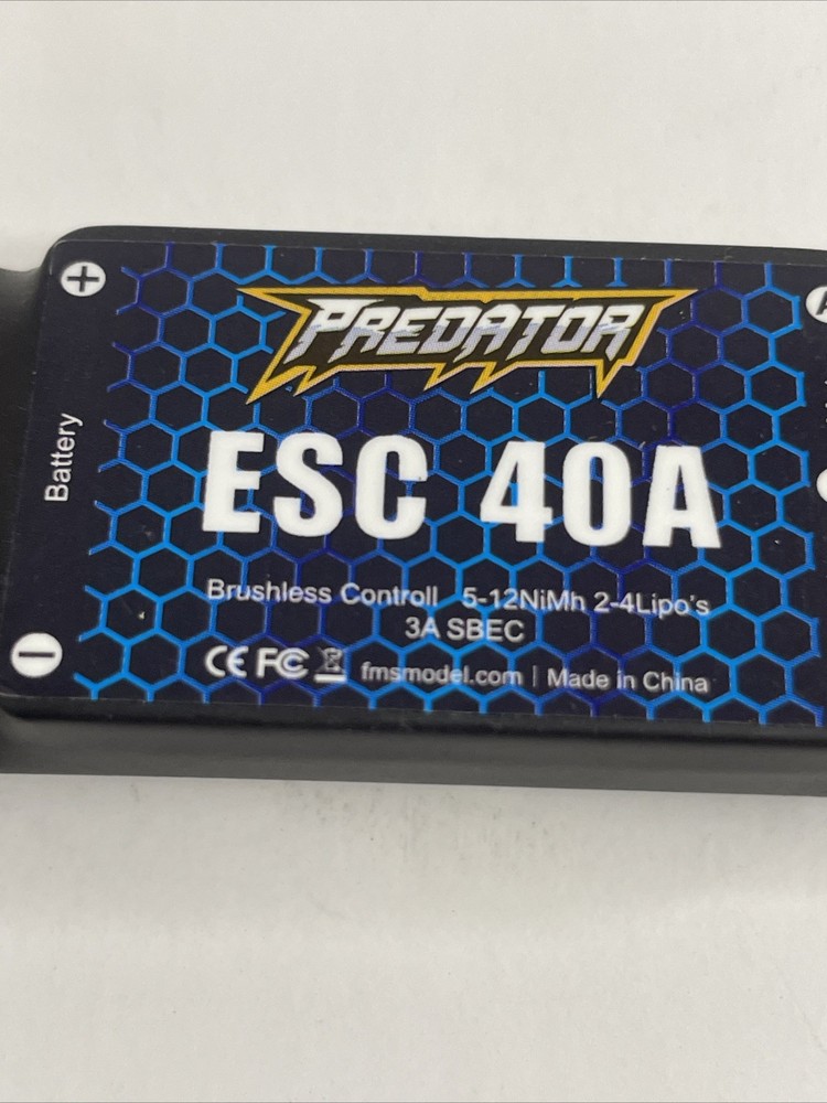 Predator ECS 40A RC Airplane Electronic Speed Control. FFEE SHIPPING