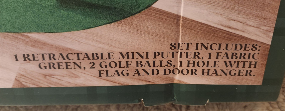 Toilet Tee Time Golf set