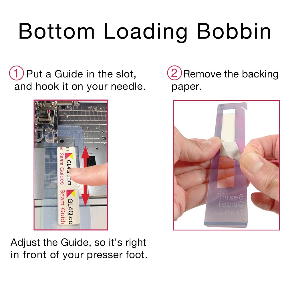 Easy Seam Guide set Guidelines4Quilting sewing accessory tool