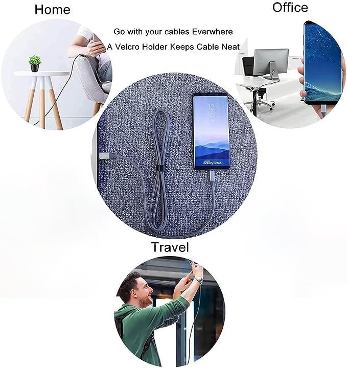 Grtoeud USB C Cable 15FT 2Pack, Extra Long USB-A to USB-C 15FT, Grey