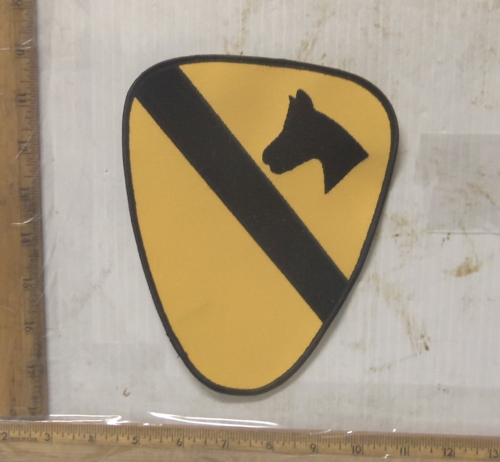US Army 1st Cavalry Division Embroidered Back Patch