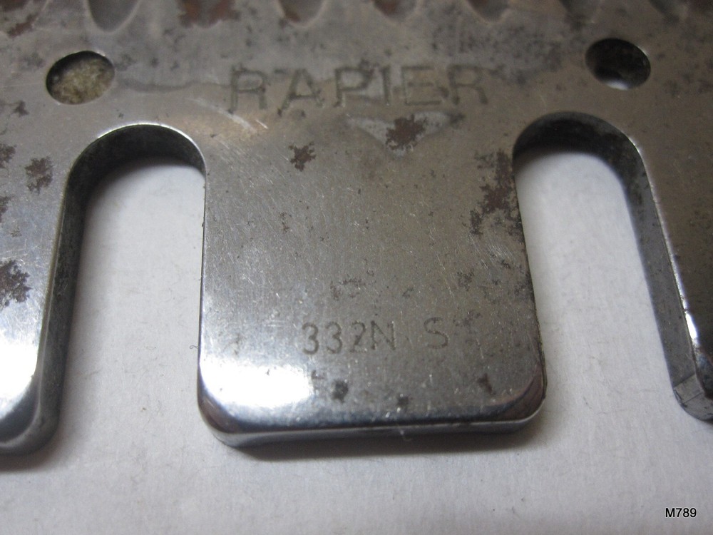 Single Heiniger Rapier 332N S Full Thickness Shearing Comb