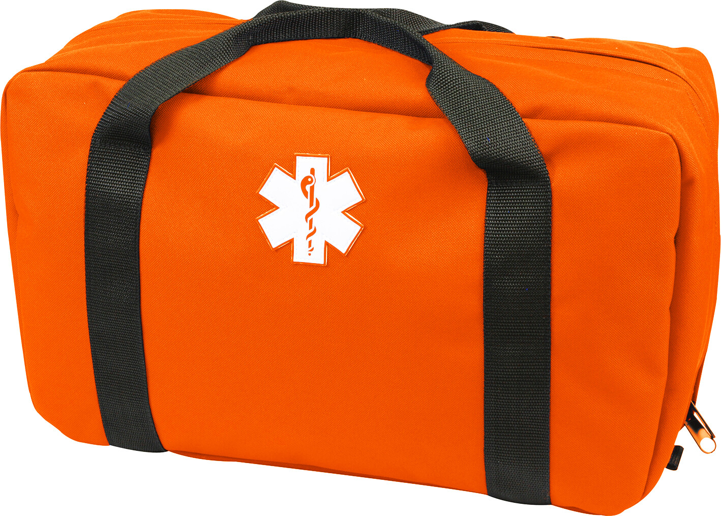 Orange EMS Trauma Bag Star of Life Emblem Trauma Backpack Medical Equipment Bag