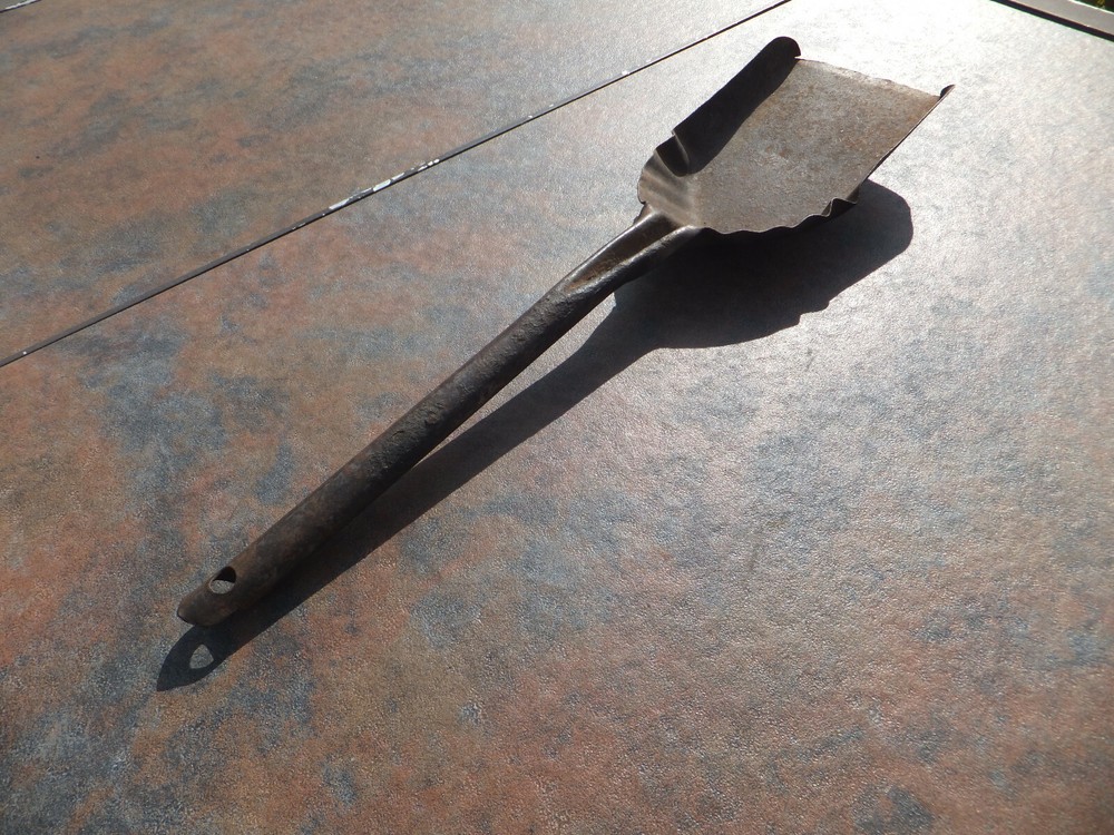 Vintage 19" Rustic Primitive Fireplace Shovel