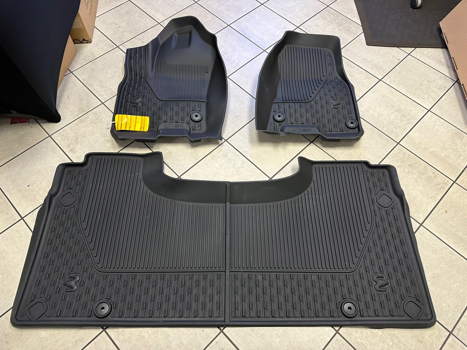 2025-2026 Ram 1500 DT Genuine Mopar All-Weather Floor Mats Crew Cab 82216607AA