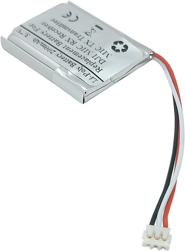 200mAh 3.7V Replacement Battery for DJI MIC RX Receiver MIC TX Transmitter