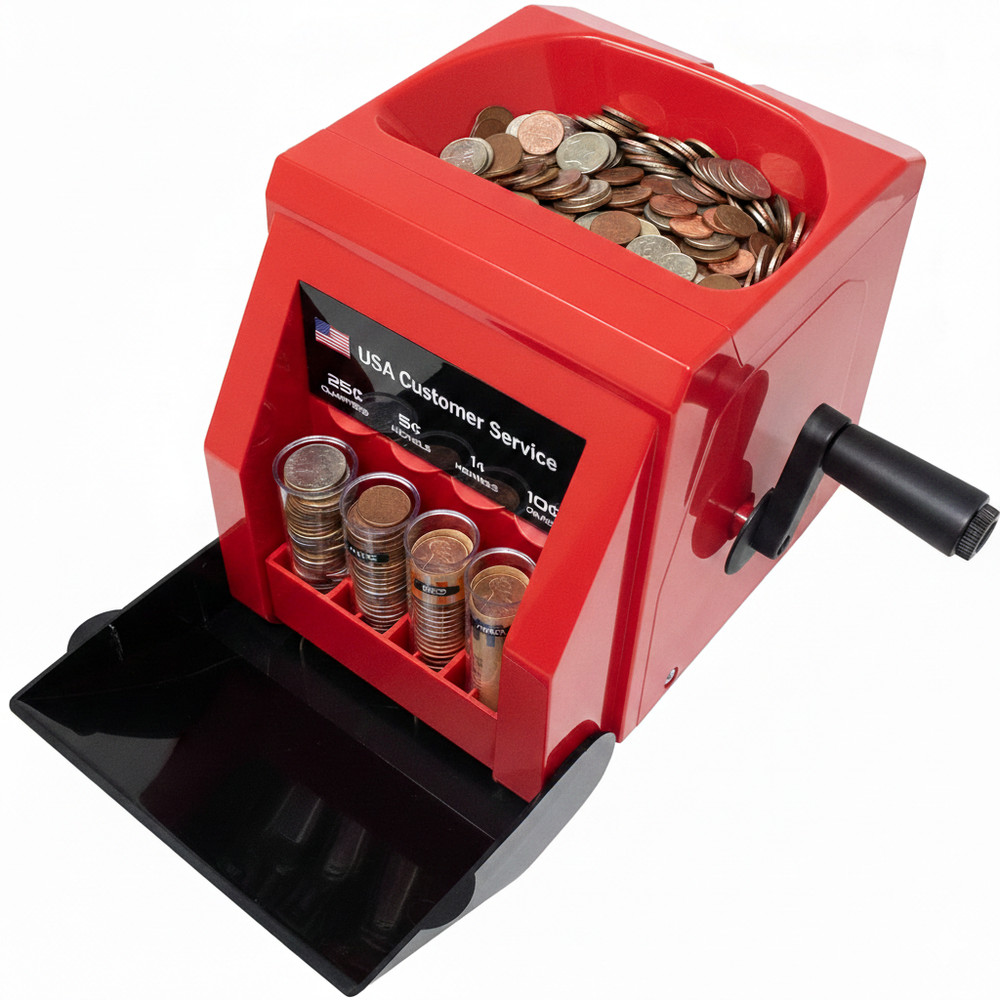 MC-18X Precision Manual Coin Sorter and Wrapper