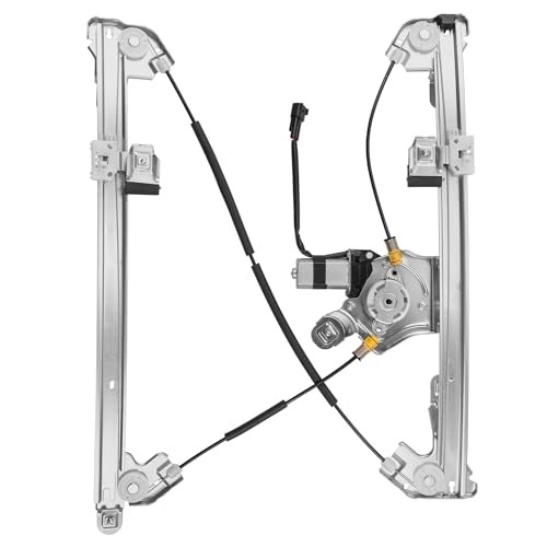 Front Left Driver Side Power Window Regulator with Motor Compatible with Ford