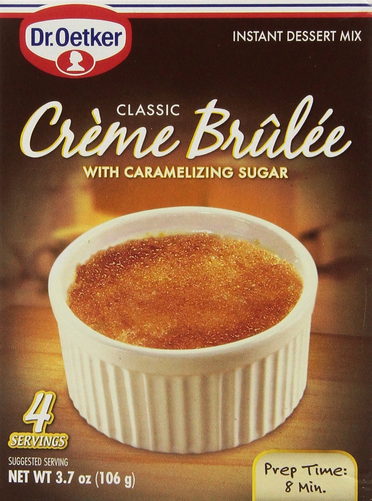 Dr. Oetker Creme Brulee Mix 4 Servings 3.7oz EXP.04.2026