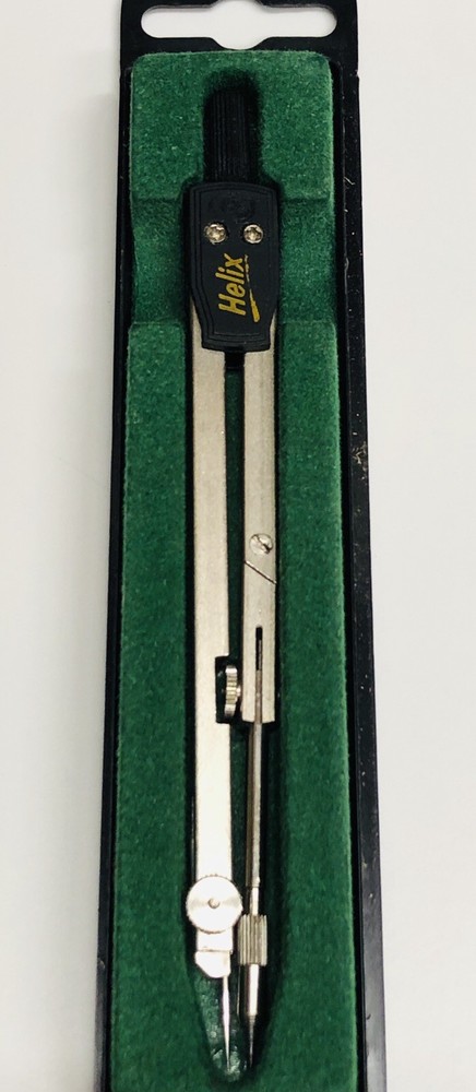 Vintage Helix Drafting Compass in Plastic Case