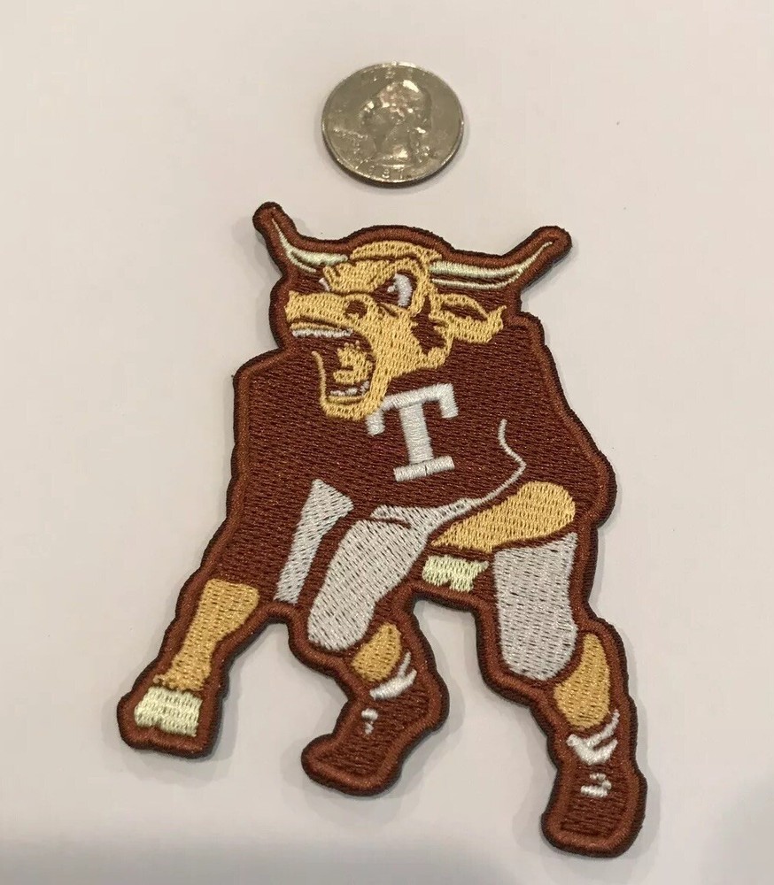 Texas Longhorns Embroidered Iron On Patch 3.5” X 2.5”